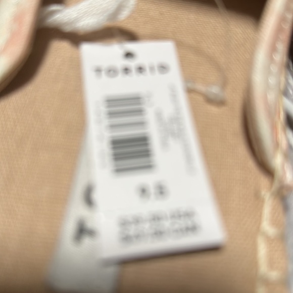 NWT TORRID SIZE 9.5 WW BLUSH TIE DYE CANVAS MULE ESPADRILLE - Picture 5 of 5